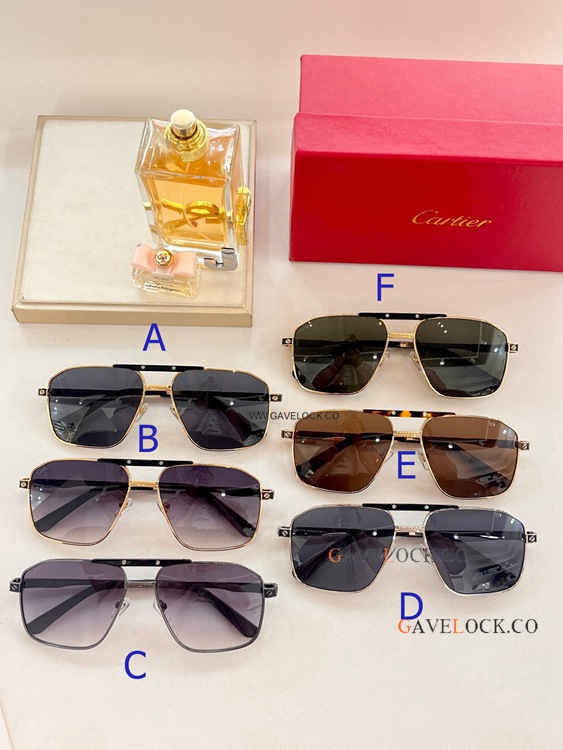 Clone Santos Cartier Square Sunglasses Men ct00567s